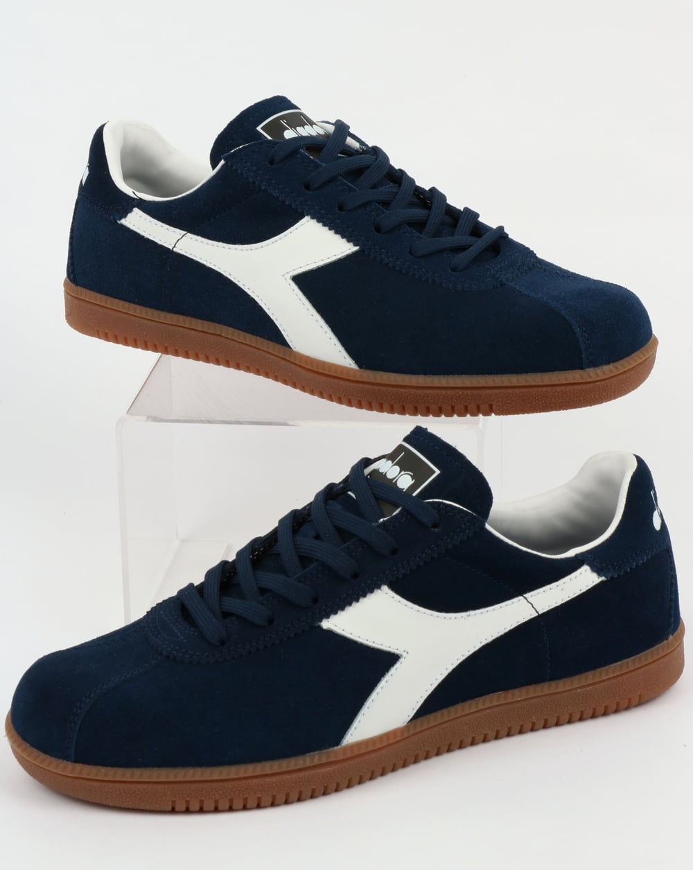 Diadora Tokyo Trainers Navy Blue/white