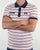 Ellesse Light Pink Navy Striped Polo Shirt