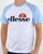 Ellesse Contrast Logo T Shirt White / Sky