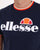 Ellesse Multi Ringer T Shirt Navy