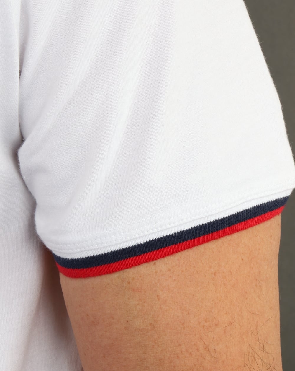 Ellesse Multi Ringer T Shirt White