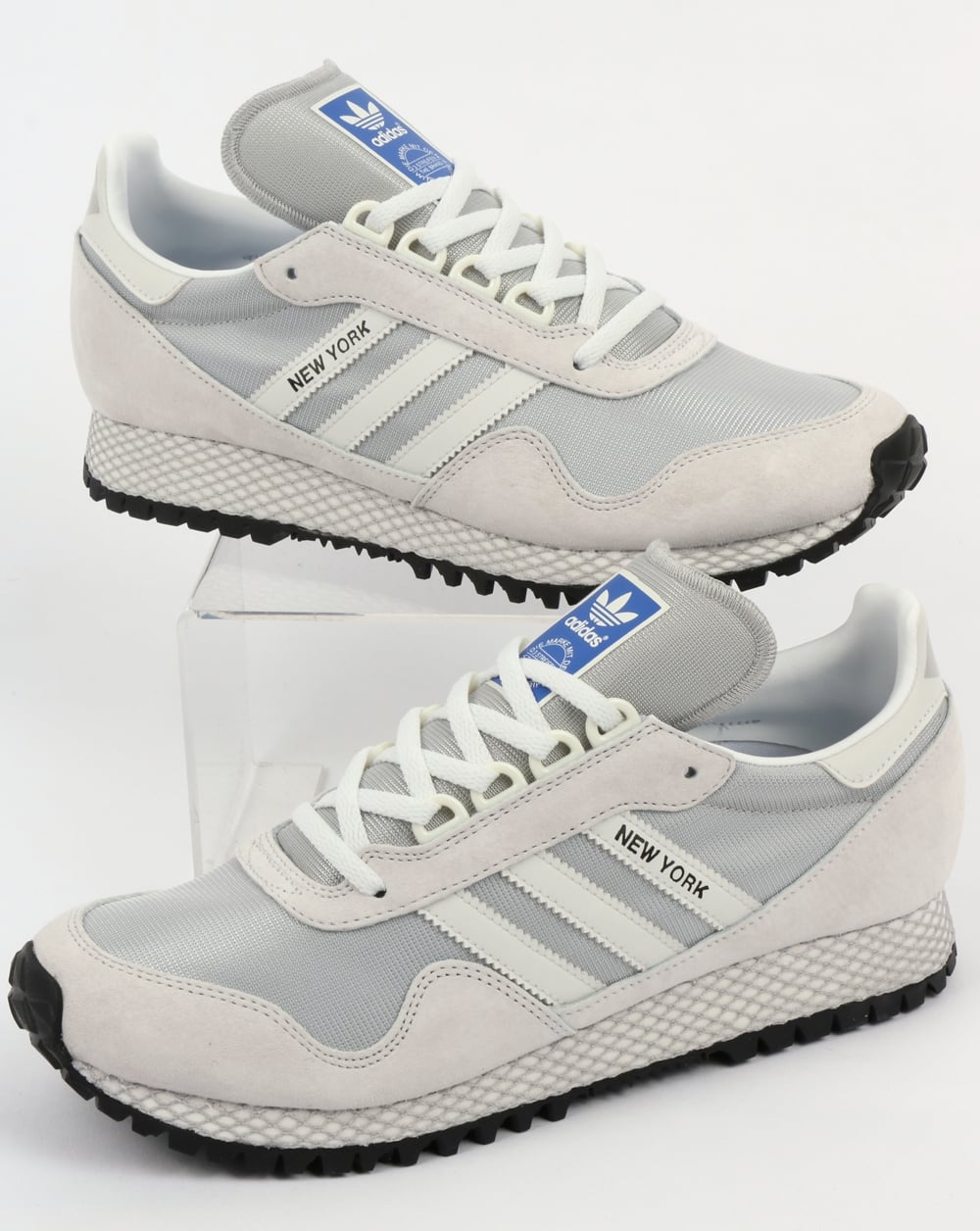 Adidas New York Trainers Crystal White/Grey