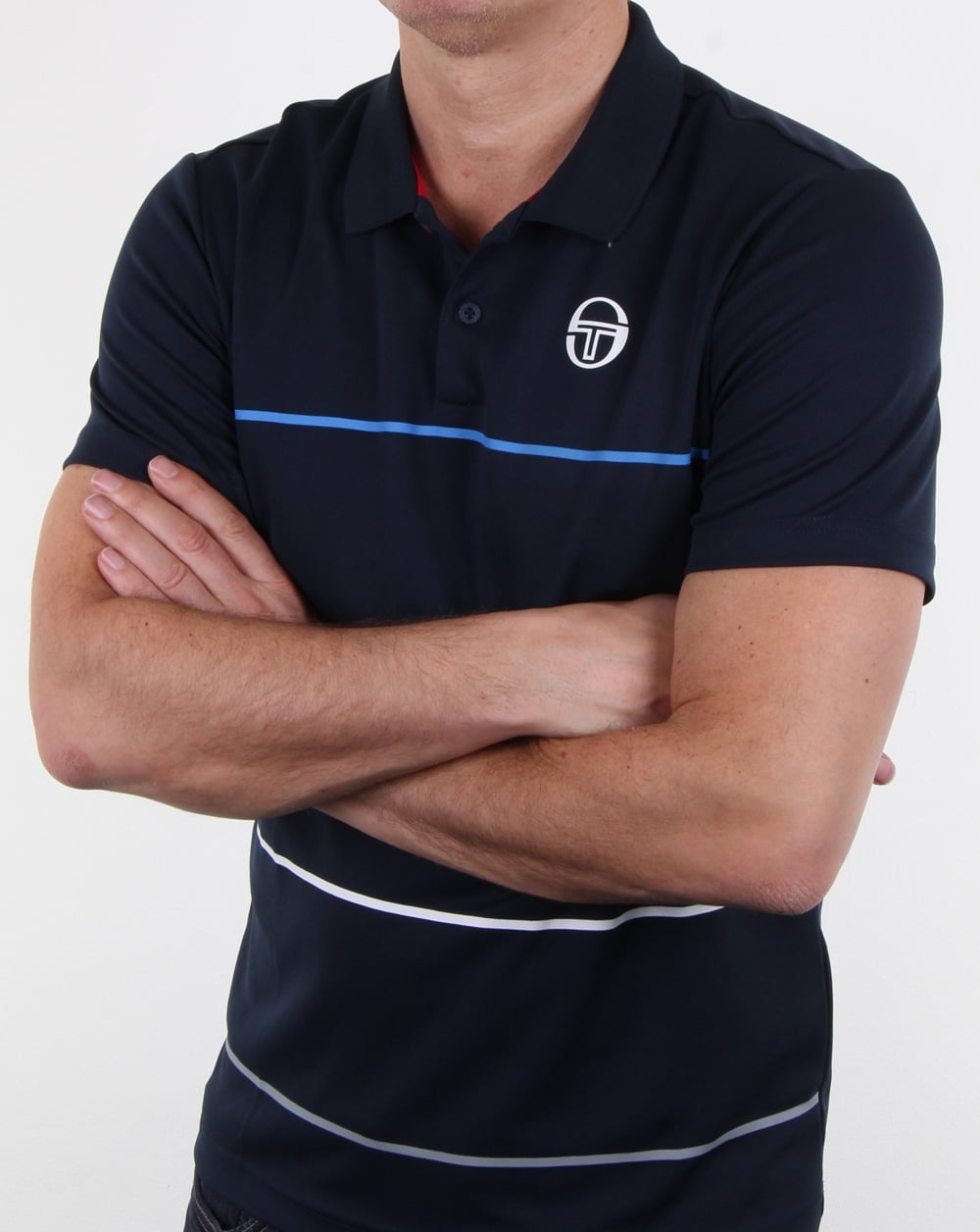 Sergio Tacchini Zakar Polo Shirt Navy