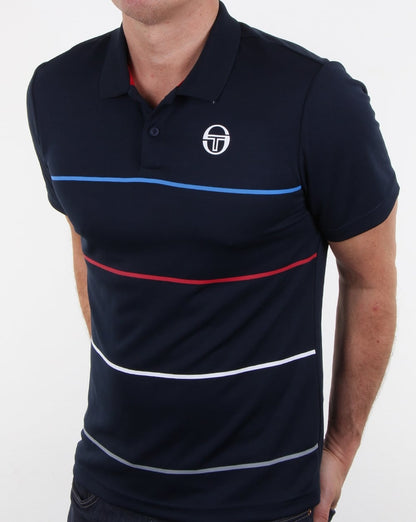 Sergio Tacchini Zakar Polo Shirt Navy