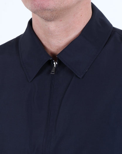 Aquascutum Cliff Nylon Harrington Navy