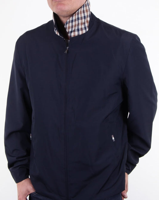 Aquascutum Aquascutum Cliff Nylon Harrington Navy