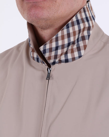 Aquascutum Cliff Nylon Harrington light camel