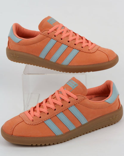 Adidas Bermuda Trainers Coral/Ash Green