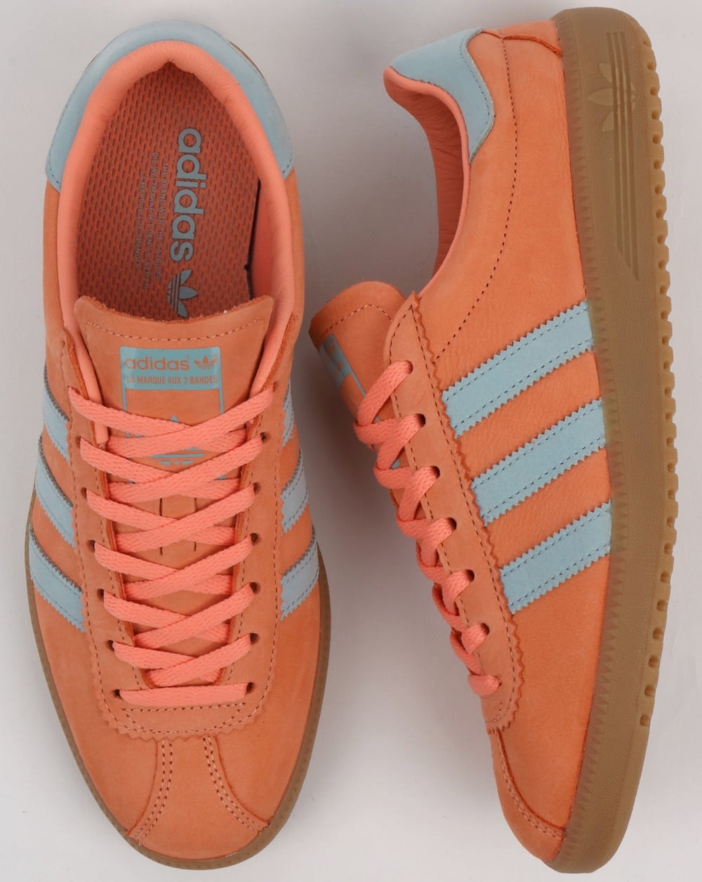 Adidas Bermuda Trainers Coral/Ash Green