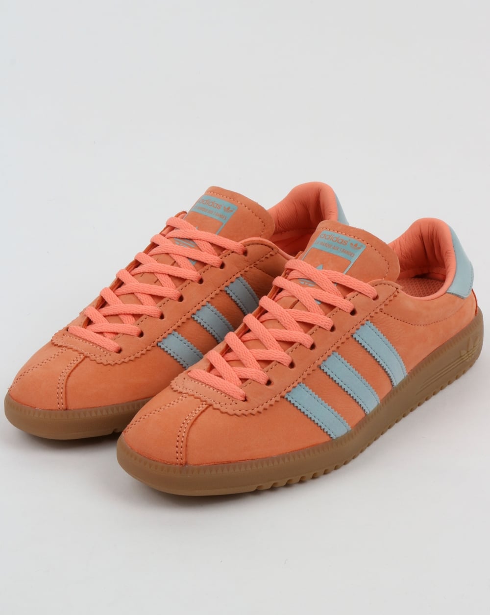 Adidas Bermuda Trainers Coral/Ash Green