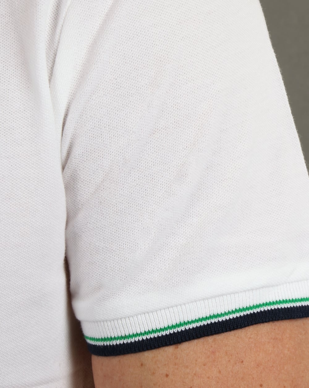 Sergio Tacchini Zuck Tipped Polo Shirt White