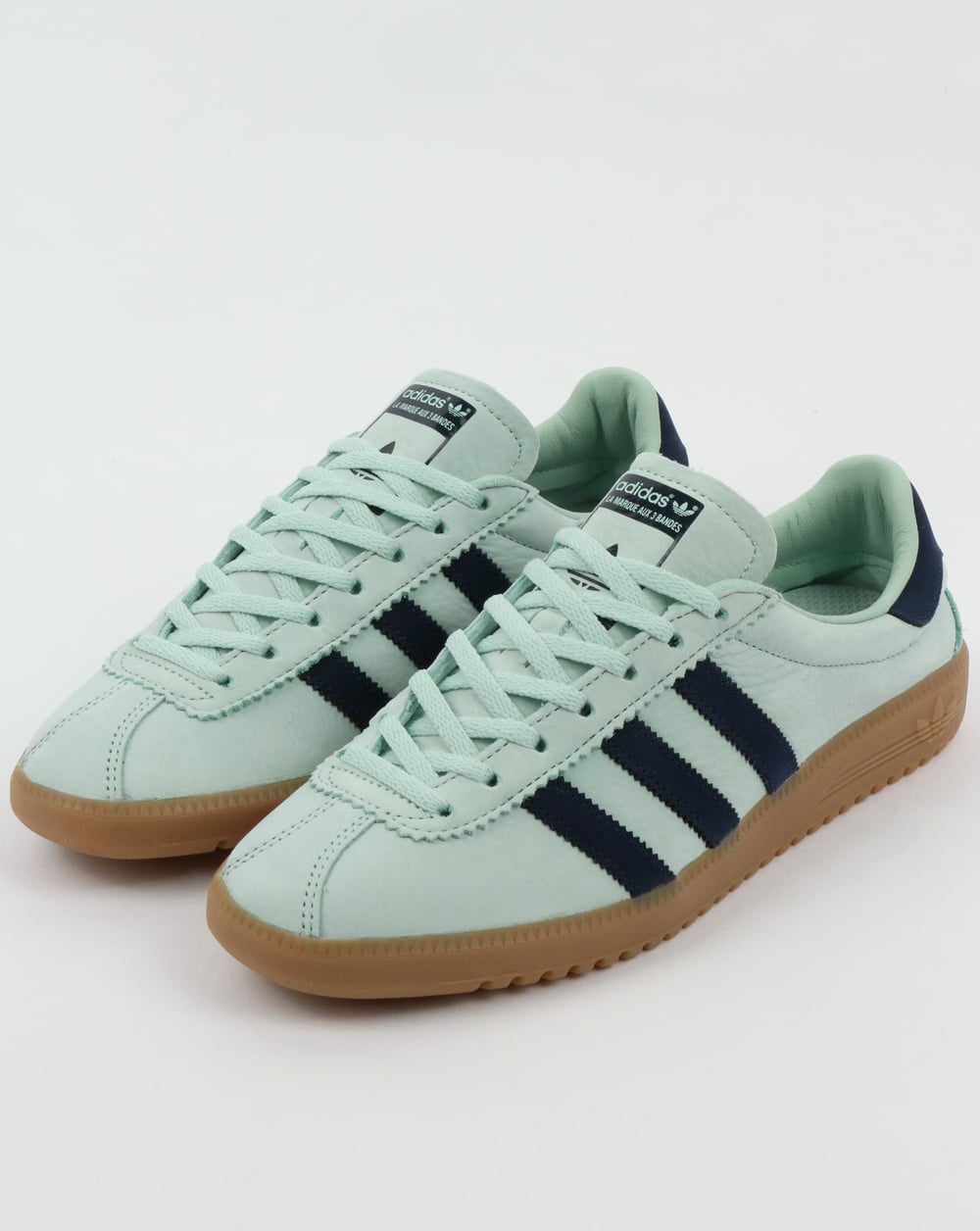 Adidas Bermuda Trainers Ash Green/Navy