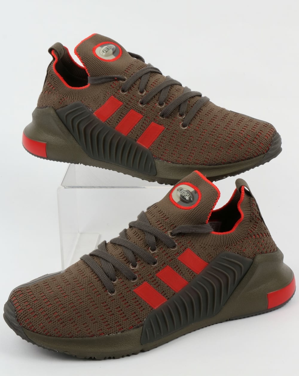 Adidas Climacool 02.17 PK Trainers Branch/Red