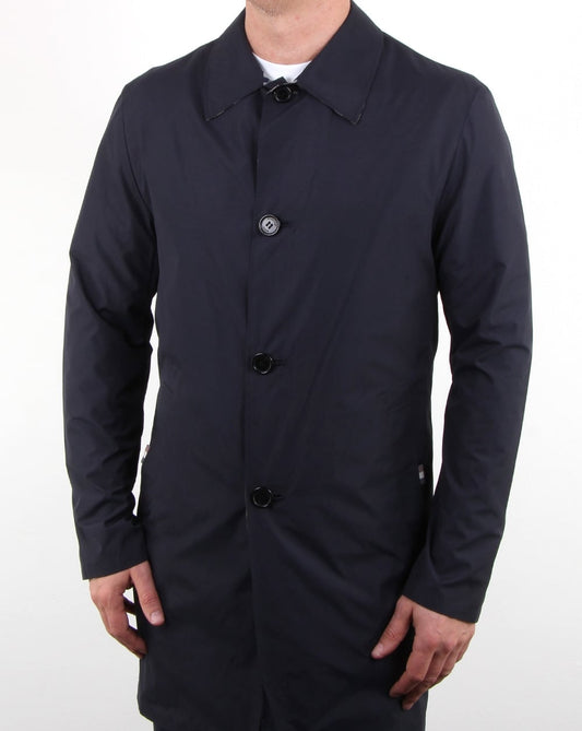 Aquascutum Aquascutum Cove Reversible Raincoat Navy