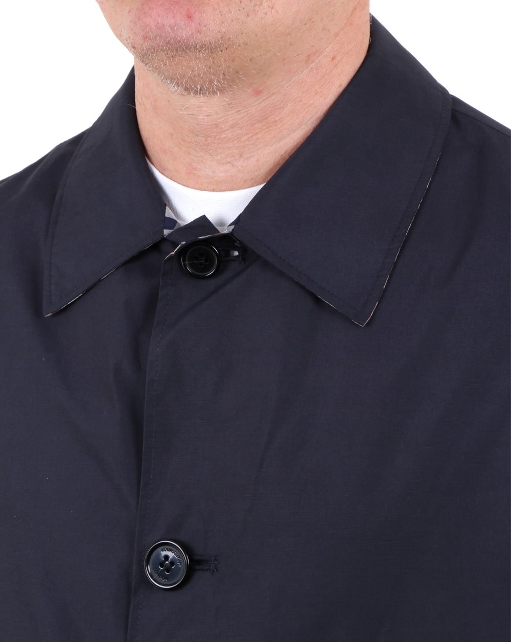Aquascutum Cove Reversible Raincoat Navy