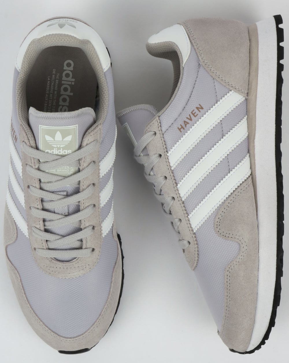 Adidas Haven Trainers Light Grey/White