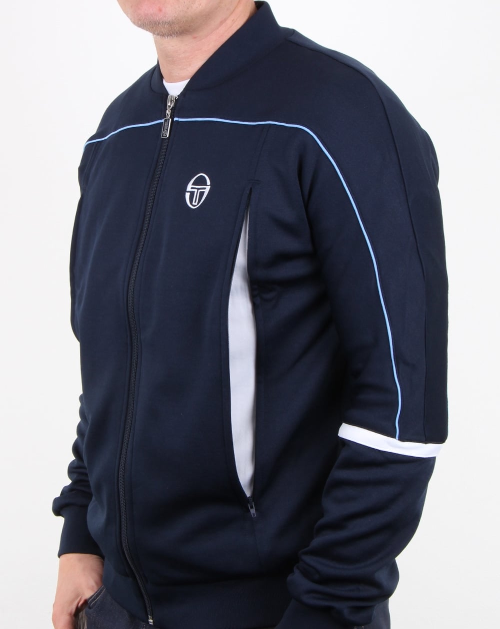 Sergio Tacchini Amiscora Track Top Navy/white