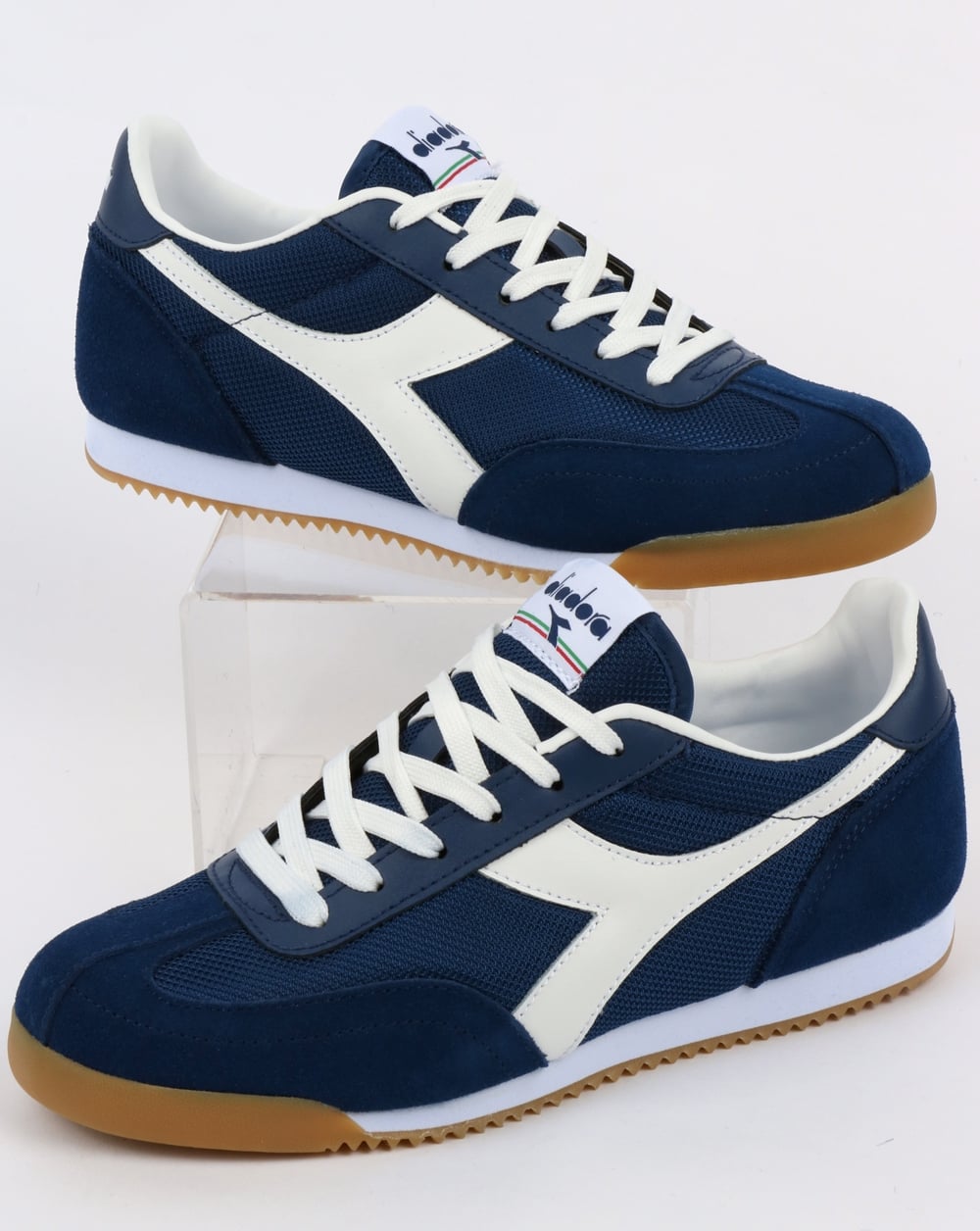 Diadora Birmingham Trainers Navy White Gum