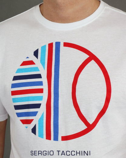 Sergio Tacchini Zoste T Shirt White