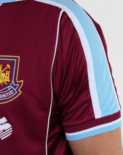 80s Casual Classics West Ham 2000 Retro Football Shirt Claret