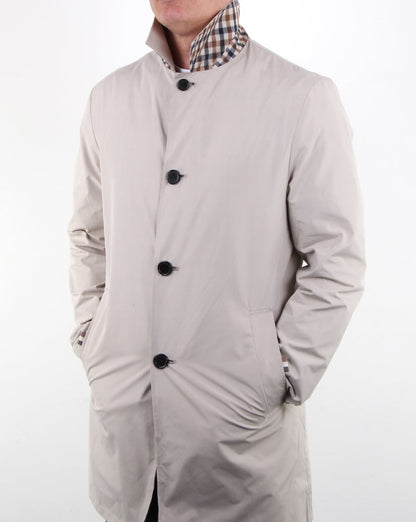 Aquascutum Cove Reversible Raincoat light camel