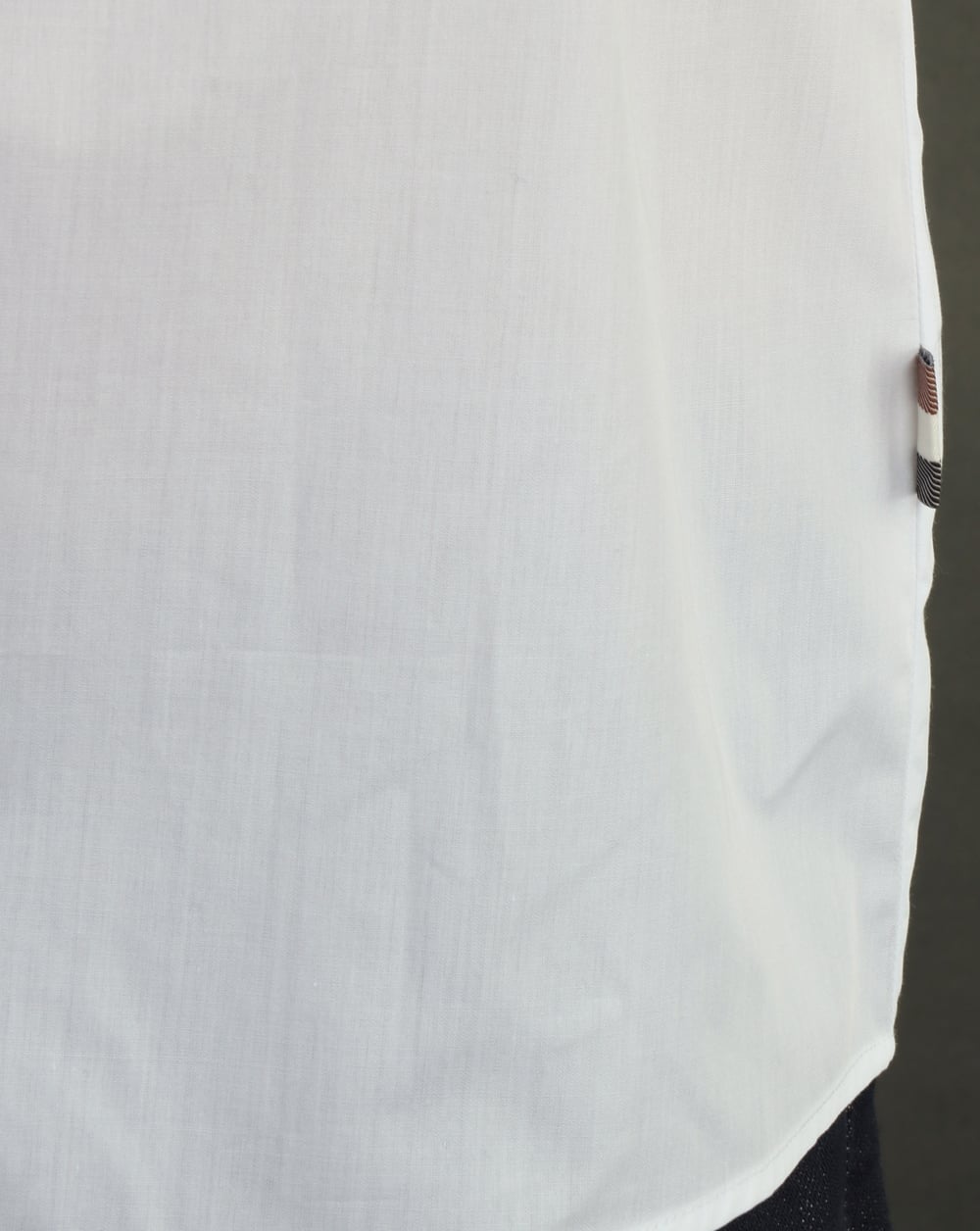 Aquascutum Kedge Check Trim Shirt White