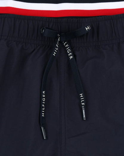 Tommy Hilfiger Double Waistband Swim Shorts Navy