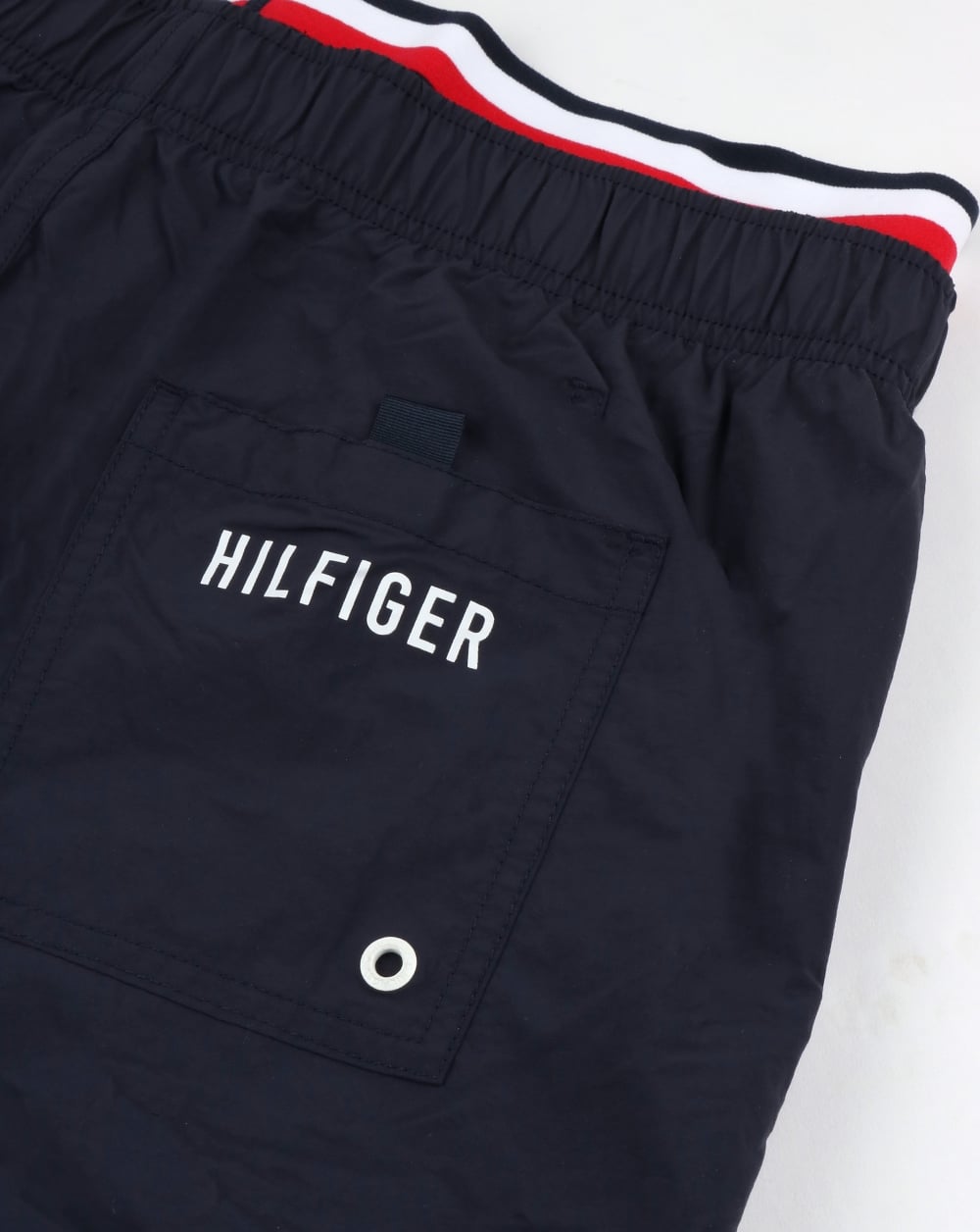 Tommy Hilfiger Double Waistband Swim Shorts Navy