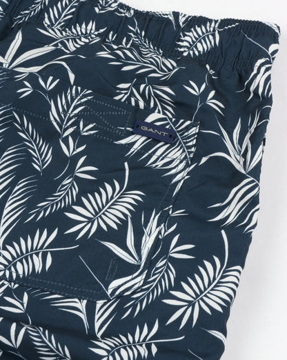 Gant Thin Leaves Swim Shorts Navy
