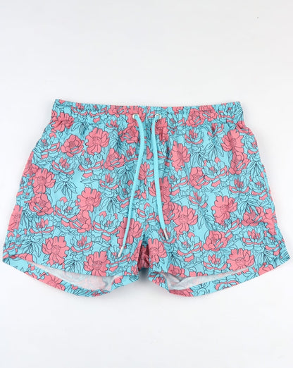 Gant Full Bloom Swim Shorts Topaz Blue