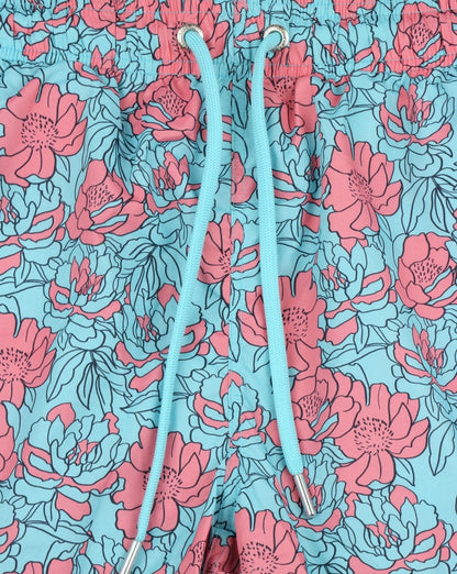Gant Full Bloom Swim Shorts Topaz Blue