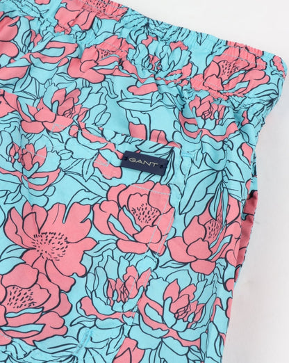 Gant Full Bloom Swim Shorts Topaz Blue