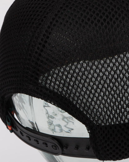 Luke White Line Trucker Cap Black