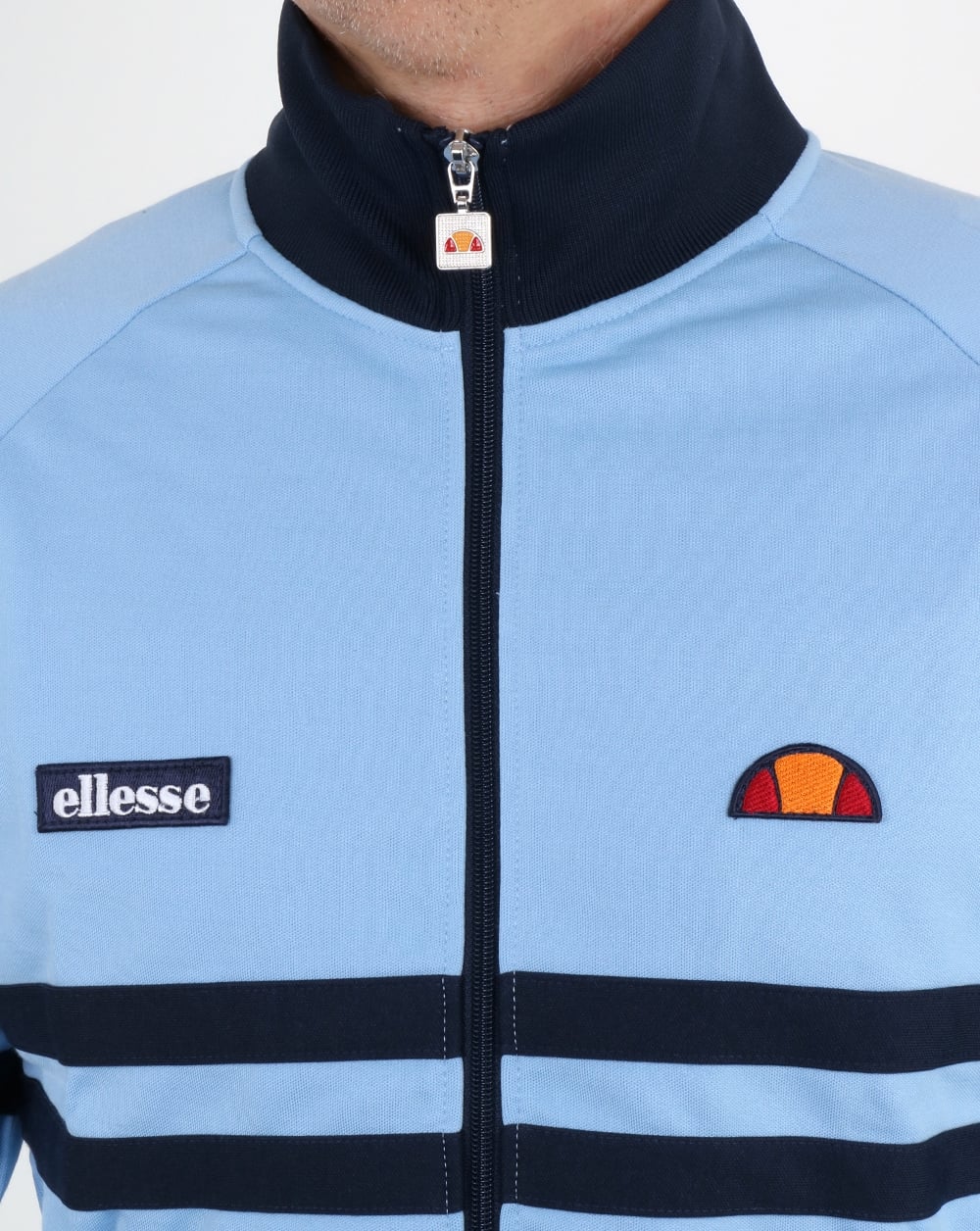 Ellesse Rimini Track Top Sky Blue/Navy