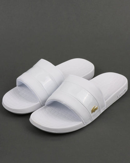 Lacoste Fraisier Sliders White/Gold