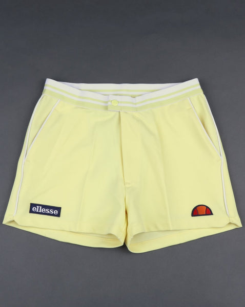 Ellesse 80s Tennis Shorts Soft Yellow