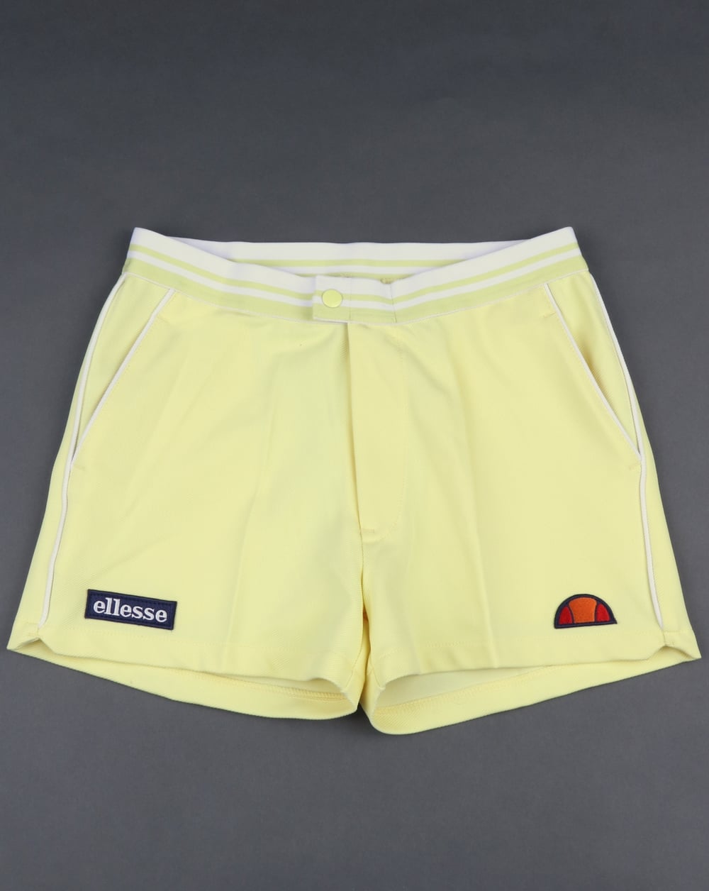 Ellesse 80s Tennis Shorts Soft Yellow