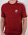 Adidas Originals 3 Stripes T Shirt Rust Red