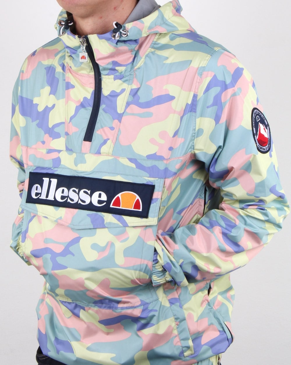 Ellesse Mont Lightweight Jacket Coloured Camo