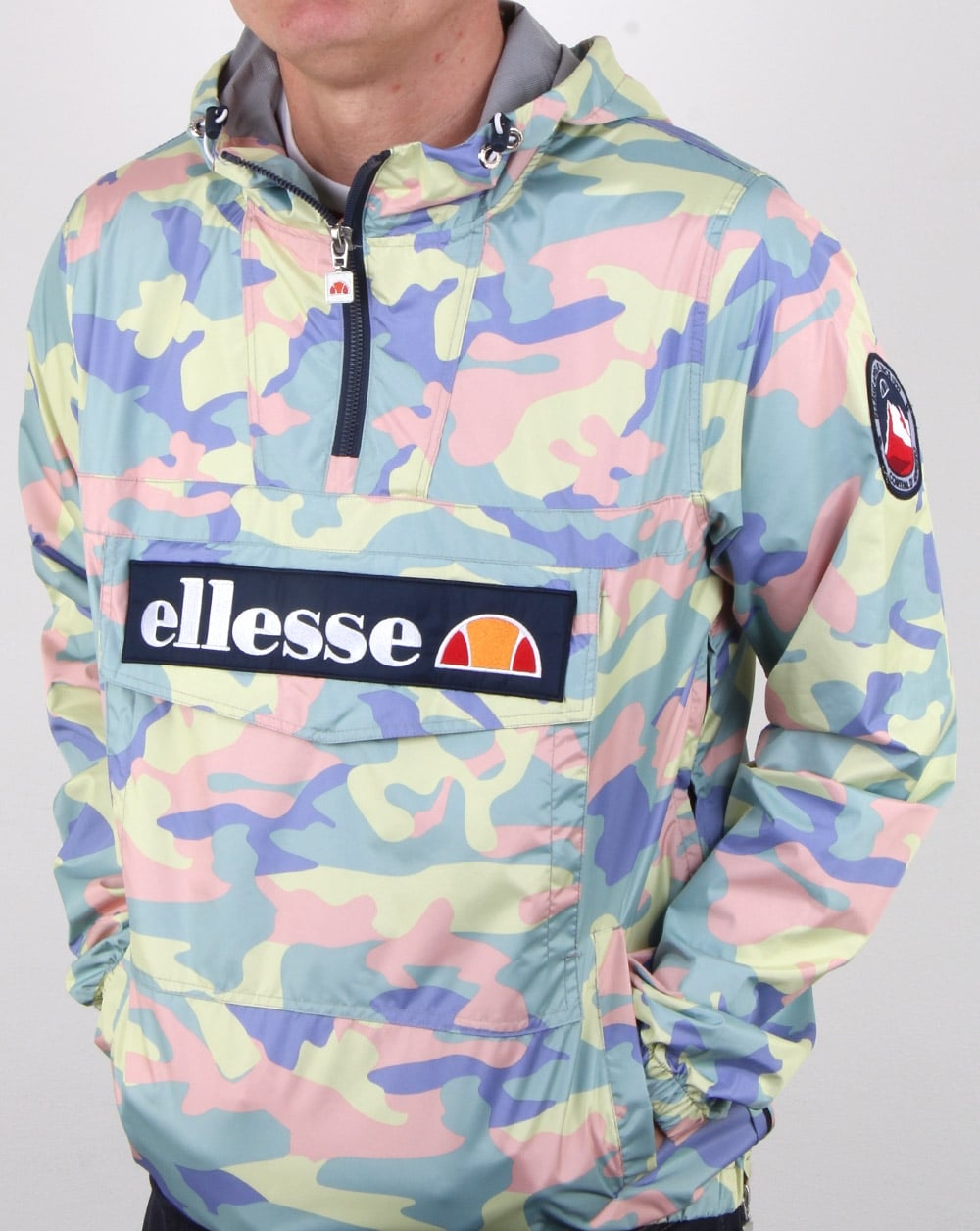 Ellesse Mont Lightweight Jacket Coloured Camo