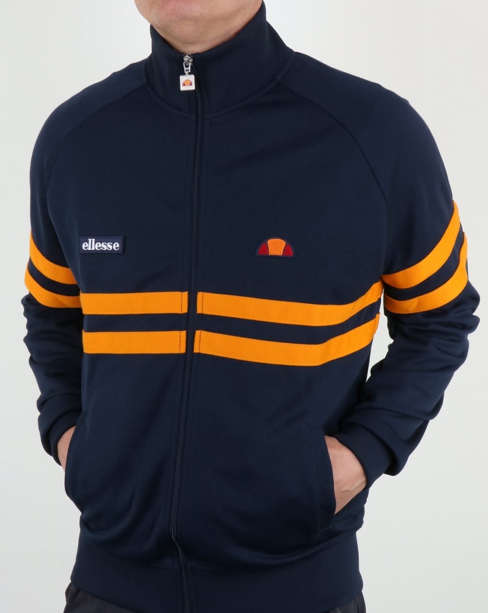 Ellesse Rimini Track Top Navy/Orange
