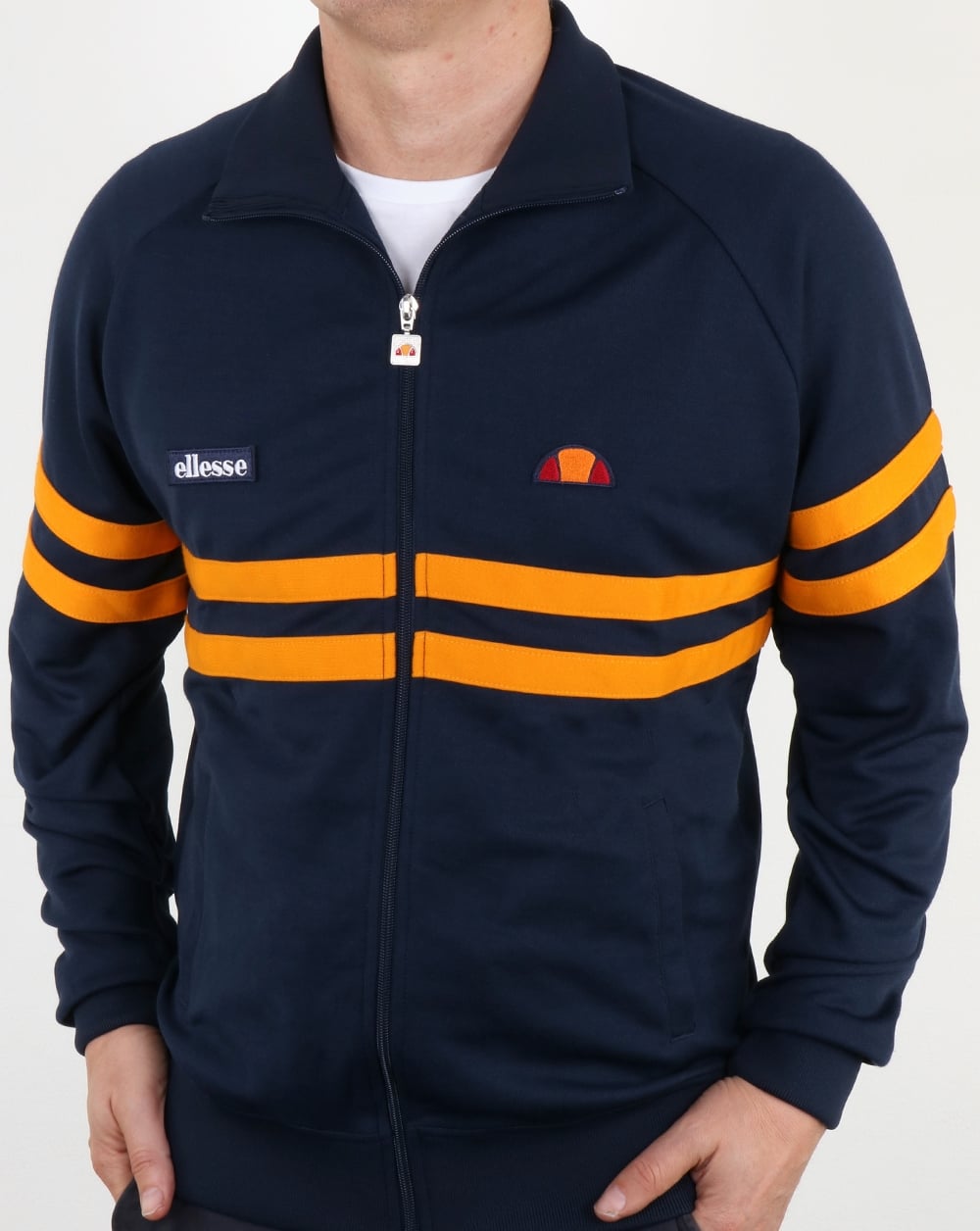 Ellesse Rimini Track Top Navy/Orange