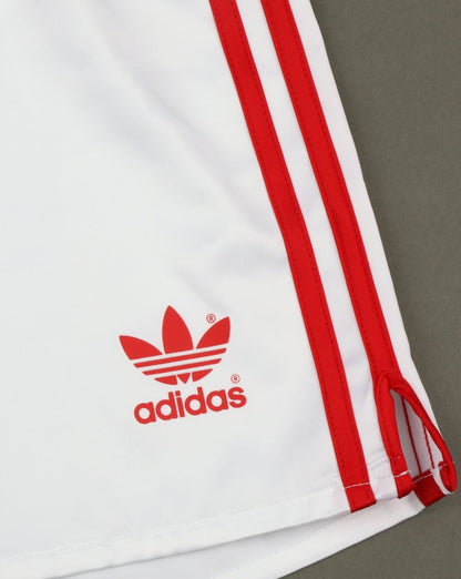Adidas Originals Retro 90s Shorts White-red