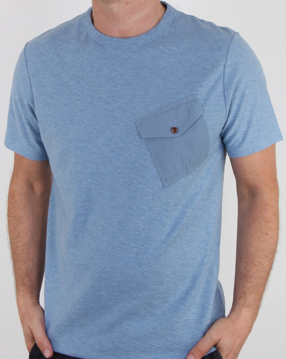Pretty Green Ockham T Shirt Blue