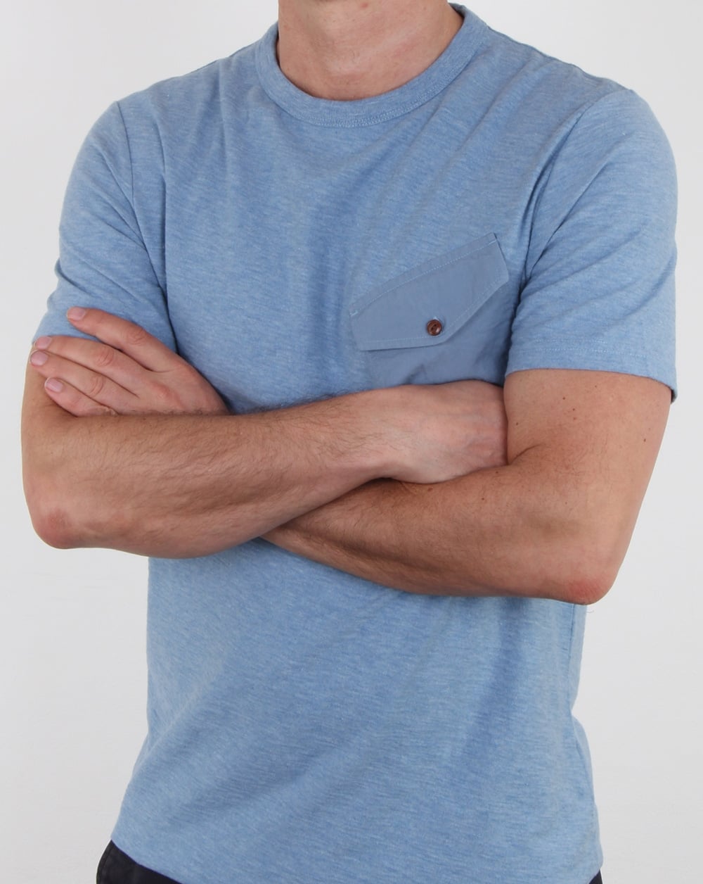Pretty Green Ockham T Shirt Blue