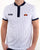Ellesse Pin-Stripe Polo Shirt White