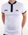 Ellesse Pin-Stripe Polo Shirt White