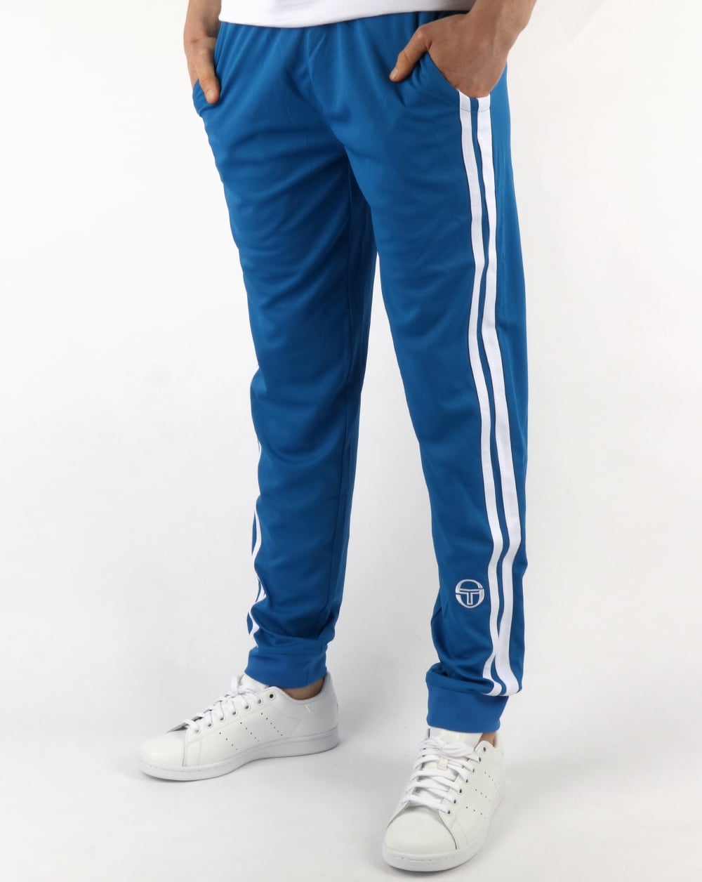 Sergio Tacchini Masters Track Bottoms Royal/White