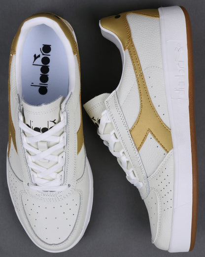 Diadora B. Elite L Trainers White/Gold