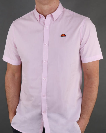 Ellesse Castello Short Sleeve Shirt Light Pink